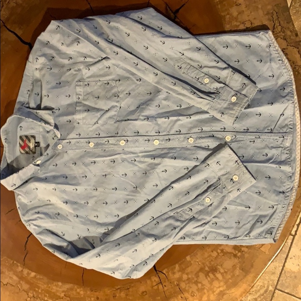 Modern Amusement long sleeve button down shirt